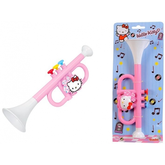 Игрушка музыкальные инструменты Simba Труба Hello Kitty 6835437